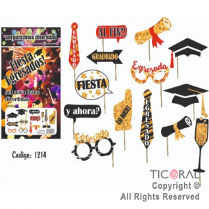 PHOTO PROPS EGRESADOS X 12